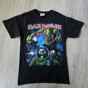 Iron Maiden The Final Frontier Tour 2010 Shirt Mens Small Heavy Metal Rock